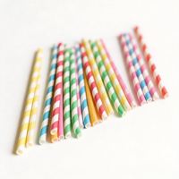 Pailles télescopiques compostables anti-adhérentes 12x150mm avec emballage en papier drainant pour lait et yaourt