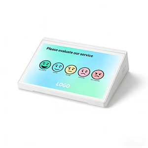 Sistema de Retroalimentación para Clientes SmileyRate, Dispositivo de Valoración con Software, 10.1 Pulgadas, ¿Cómo Fue Nuestro Servicio? - Product Image 1