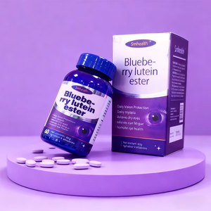 Tablet Blueberry Lutein Ester Antioksidan Suplemen Mata Kapsul untuk Perawatan Penglihatan Suplemen Kesehatan - Product Image 1