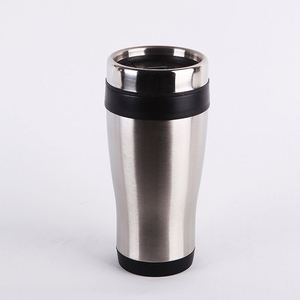 Vaso Promocional Personalizado con Logotipo de 450 ml, Taza de Viaje Portátil para Auto, Vaso de Acero Inoxidable Grabado con Láser, Fabricante, Gran Venta - Product Image 3