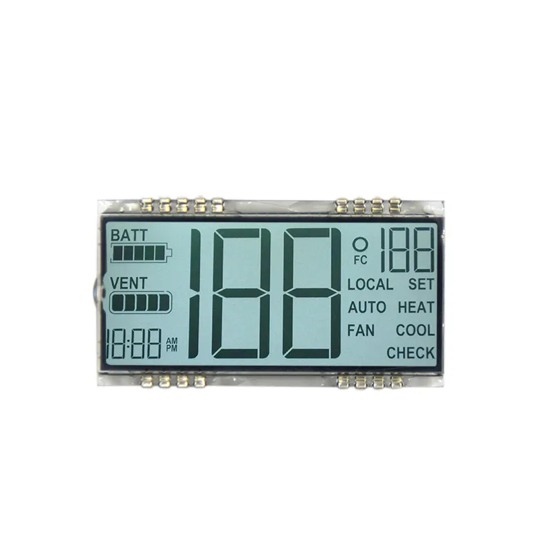 Custom LCD 3v Panel LCD Numeric Display Modules 7 Segment 3 Digit Display