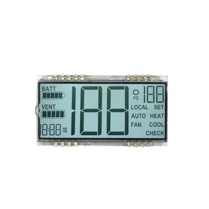 Kustom LCD 3 V Panel LCD Display Numerik Modul 7 Segmen 3 Digit Display