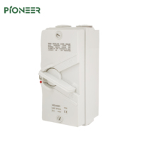 PIONEER ISO25 IP66 AC Isolator Switch 20A 35A 63A 440V Sectionneurs de moteur 2P industriels fermés