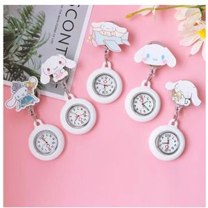 Lovely Cartoon Nurse Doctor Retractable Pocket Watches Hospital Medical Badge Reel for Heart <b>Stethoscope</b> Syringe Clips Usa - Product Image 1