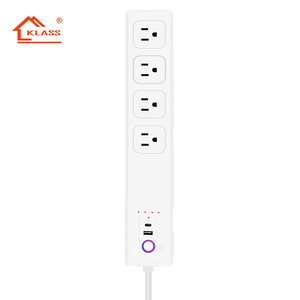 KLASS Protector contra sobretensiones de EE. UU. 10A Universal Negro Smart Usb C Extensión de toma de corriente con puertos Usb - Product Image 3