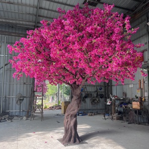 Vente flash : <span class=keywords><strong>Arbre</strong></span> artificiel <span class=keywords><strong>en</strong></span> <span class=keywords><strong>fleurs</strong></span> de bougainvillier <span class=keywords><strong>rose</strong></span> foncé, faux cerisier <span class=keywords><strong>en</strong></span> <span class=keywords><strong>fleurs</strong></span> pour la décoration de restaurant et de mariage - Product Image 2