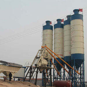 <span class=keywords><strong>HZS150</strong></span> tanaman pencampur beton pengendali jarak jauh, tanaman kelelawar 150m3 beton - Product Image 1