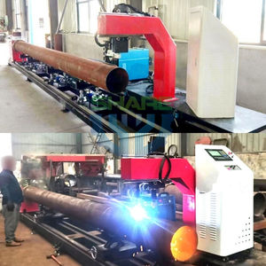 Machine de dé<span class=keywords><strong>coupe</strong></span> plasma pour tuyaux ronds industriels, machine de dé<span class=keywords><strong>coupe</strong></span> plasma CNC à trois axes pour tubes et tuyaux - Product Image 4