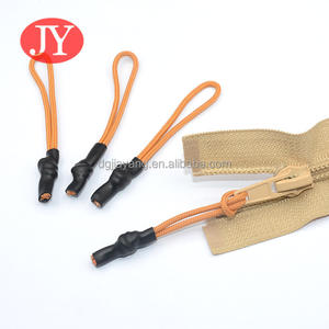 Cordon en polyester noué Tube thermorétractable Fermoir de voyage Tête de fermeture <span class=keywords><strong>à</strong></span> glissière avec extracteur et accessoires de sac pour vêtements - Product Image 4