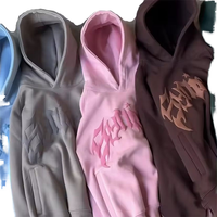 Sudadera con Capucha Unisex Antiencogimiento, Forro 100% Algodón, Transpirable, Tejido de Invierno, Tallas Grandes para Hombre, Logotipo Personalizable, Diseño 3D