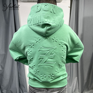Felpe da Uomo e Sweatshirt <span class=keywords><strong>Streetwear</strong></span> Oversize con Logo Personalizzato a Rilievo o Ricamato, Pesanti e con Lavaggio <span class=keywords><strong>Vintage</strong></span> - Product Image 2