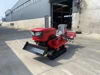 Cultivateur à chenilles modèle de terres arides de 35hp pour travaux sur le terrain équipé de fonctions de désherbage, de remblayage et de sillonnage