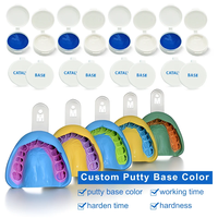 Kit de moulage dentaire Smilefind Clinic Lab Equipment, kit de moulage de dents blanches, pâte à modeler dentaire, kit d'empreintes dentaires, matériau d'empreintes en silicone