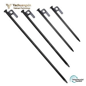 YACHUANGXIN VIETNAM Piquet de sol en acier au carbone haute résistance de qualité industrielle 20/25/30/40cm Épais pour fixation de tente anti-vent et camping tout usage - Product Image 6
