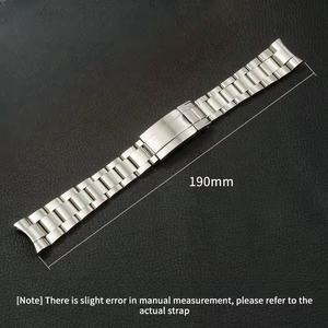 Correa de reloj de 20/21mm para Rolex <span class=keywords><strong>Daytona</strong></span> Submariner Ghost, cierre plegable, accesorios ajustables para correa de reloj de acero inoxidable - Product Image 2