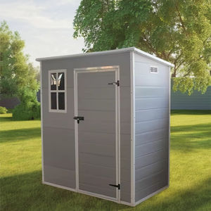 Grande 5 x3ft edificio esterno cabina bici capannone in plastica attrezzi da giardino casa di stoccaggio con finestra - Product Image 1