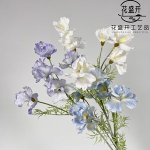 <b>Artificial</b> Iris Flowers <b>Bouquet</b> Silk High Simulation Wedding Decorations - Product Image 2