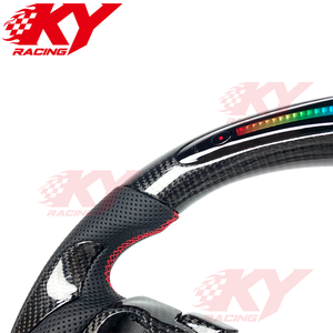 พวงมาลัยคาร์บอนไฟเบอร์แบบ LED RPM สำหรับ Lexus IS250 Sport IS300 IS350 2014-2022 GS350 GS300 NX RCF RX ES LC500 - Product Image 2