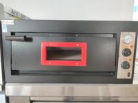Four à pizza électrique commercial pour restaurant de restauration rapide, simple couche, 8,4 kW, 2 niveaux