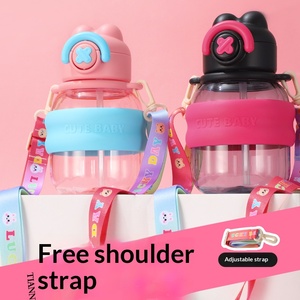 Gobelets en plastique personnalisés pour l'été, grande capacité, haute valeur esthétique, pour enfants et sportifs. - Product Image 1