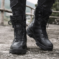 Bottes de Randonnée d'Extérieur pour Hommes, Chaussures d'Escalade Désert pour Été Automne Hiver