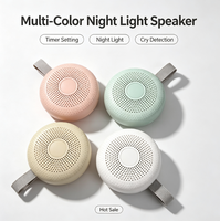 Machine à Sons 30 Sonorités Blanches Appareil Portable de Thérapie du Sommeil Couleurs Macaron Conception Compacte Type-C pour Bureau Maison Voyage