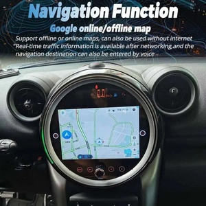 Autoradio Android pour MINI COUNTRYMAN R60 MINI COOPER 2011-2014, système de navigation GPS, lecteur multimédia vidéo, Carplay, unité principale - Product Image 3
