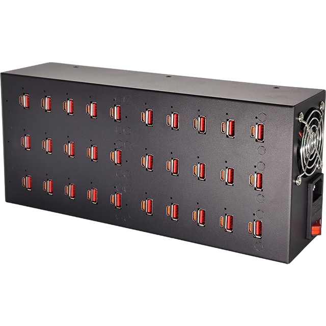 New Multi-port Two-in-one 30 Port Type C/30 Port USB Fast Charger with QC3.0 and PD Protocol Charging
