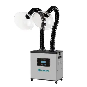 Ce phê duyệt kích thước nhỏ Beauty Salon Tóc thiết bị với Beauty Salon fume extractor Hàn fume extractor cho 2 Hàn gian hàng