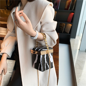 Ví Cầm Tay Đám Cưới Họa Tiết Ngựa Vằn Thời Trang Túi Đeo Chéo Hộp Vuông Đeo Chéo Dây Xích Tiệc Tối Túi Xách Tay Cho Nữ - Product Image 5