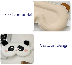 <span class=keywords><strong>Antifaz</strong></span> de Seda de Hielo Elástico <span class=keywords><strong>para</strong></span> Niños, con Diseño de Dibujos Animados, <span class=keywords><strong>para</strong></span> la Siesta, Alivia la Fatiga Ocular - Product Image 6