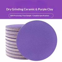 Disques abrasifs en papier céramique violet, qualité supérieure, vente directe usine, pour automobile, bois, métal.