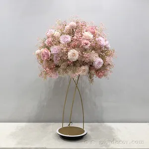 China Supplies Flores Artificiais Tulips Bouquet Silk Valentine Rose Real Touch Orchid Centerpieces for Wedding