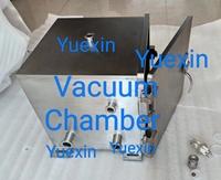 SS304 SS316 aluminium rectangulaire carré vide CF UHV sphérique cylindrique laboratoire thermique chambre de dégazage sous vide