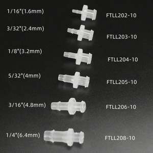 Fábrica al por mayor 1/16 a 1/4 pulgadas plástico Barb hembra/macho Luer a accesorios de púas conector de tubo - Product Image 4