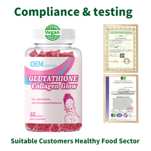 Gomitas Blanqueadoras de Piel al por Mayor de Fábrica, Suplementos de Colágeno y L-Glutatión, Cumplen con las Normas de EE. UU./UE, Suplemento Vegano - Product Image 5