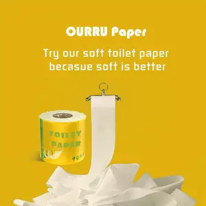 שכבה משולשת זול קנבוס אסלת נייר יצרן ובמבוק נייר חד פעמי נייר טואלט