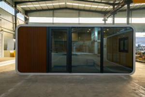 Cápsula de Dormir Tradicional para Exteriores, Tipo Apple Pod de <span class=keywords><strong>6m</strong></span>, Oficina, Estudio, Casa de Trabajo, Estructura de Acero Transpirable, Incluye Cama Tatami - Product Image 3
