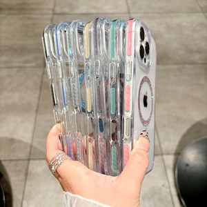 Coque magnétique anti-chute pour iPhone 16 Pro Max et iPhone 17 Pro Max avec poudre scintillante effet étoilé - Product Image 6