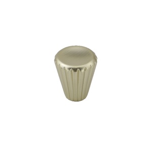 Tirador Minimalista de Lujo Ligero de Aleación de Zinc con Patrón Vertical Cónico de Un Solo Agujero Ovalado para Gabinetes, Armarios y Cajones - Product Image 2