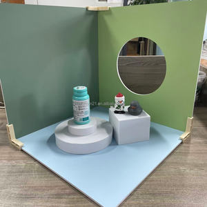 Papan latar belakang foto realistis, 60cm 24*24 inci tahan air dua sisi untuk latar belakang fotografi produk makanan lapisan datar - Product Image 2