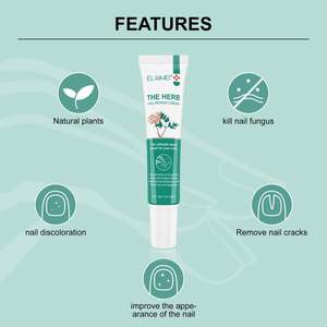 ELAIMEI Extrait naturel à base de plantes Soin des ongles des doigts et des orteils <span class=keywords><strong>Antifongique</strong></span> Nourrissant les ongles Traitement des champignons Crème réparatrice des cuticules - Product Image 5