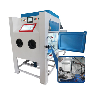 Automatic Turntable <b>Sandblast</b> Machine Blasting Cabinet with Safety Interlock System - Product Image 1