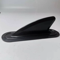 Kit de gouvernail de kayak noir avec aileron central détachable, aileron de suivi, planche Watershed pour planche à pagaie debout SUP, planche de surf