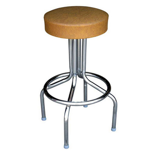 Tùy Chỉnh Vòng Thép Không Gỉ 1950S Retro Diner Thanh Phân Màu Đỏ Vinyl Vòng Phong Cách Mỹ Vòng Retro 50S Diner Barstool - Product Image 6