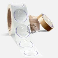 Étiquettes personnalisées en vinyle avec Logo pour cosmétiques, logos de marques, accessoires d'emballage avec impression brillante, pour produits de soins de peau, pièces