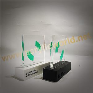 Letrero acrílico con borde iluminado, batería de buena calidad, Base de señal led - Product Image 3