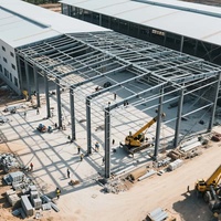 Estructura Metálica Prefabricada Resistente a la Corrosión para Talleres Industriales y Almacenes, Diseño Personalizado, Garantía de 3 Años