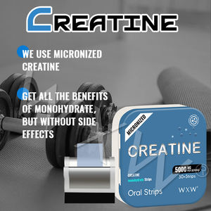 Créatine végétalienne Bandelettes orales sublinguales Suppléments énergétiques à haute biodisponibilité Créatine Film oral Soutien énergétique quotidien - Product Image 6