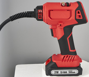 21V kỹ thuật số Xách Tay Xe lốp bơm, máy nén khí pin lithium + Thuốc lá nhẹ hơn cung cấp điện, Mini xe lốp inflator - Product Image 4